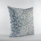 Plutus Teal Whispering Vines Floral Luxury Throw Pillow-2