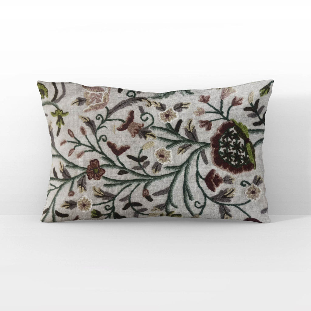 Plutus Whispering Thicket Floral Multicolor Luxury Throw Pillow-3