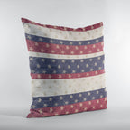 Plutus Stars and Stripes Handmade USA Flag Pillow-3