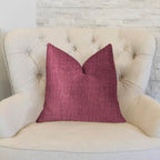 Plumptious Purple Luxury Throw Pillow-1