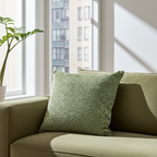 Mulberry Lasso Green Tones Luxury Throw Pillow-3