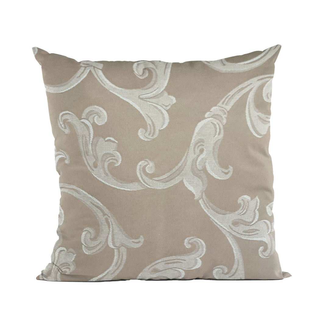 Golden Arabella Vine in Bronze Tones Luxury Throw Pillow-0