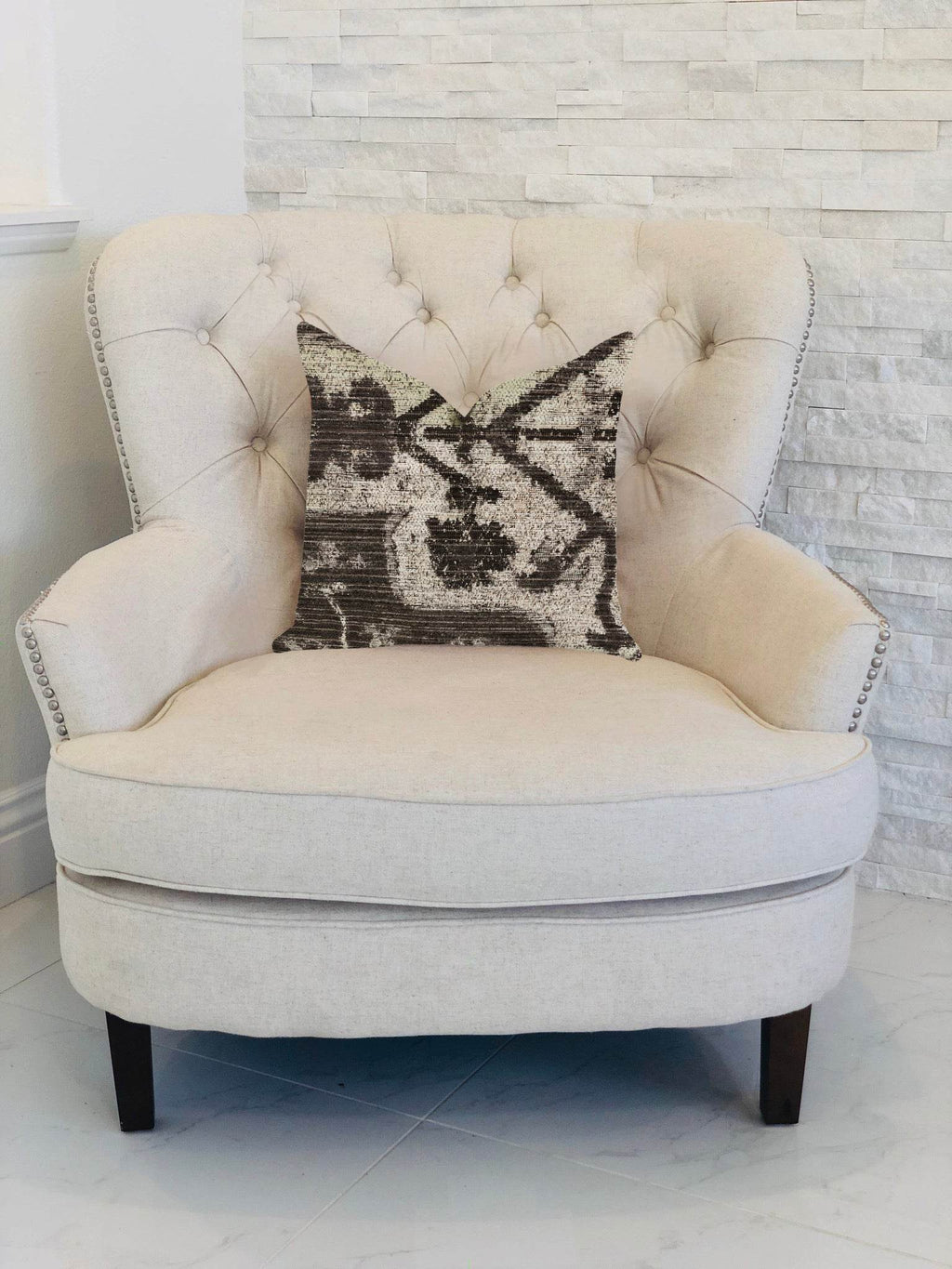 Metro Pulse Beige and Grey Tones Luxury Throw Pillows-1