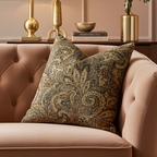 Cypress Field Brown Luxury Throw Pillow-0