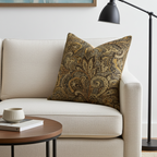 Cypress Field Brown Luxury Throw Pillow-2