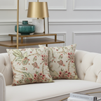 Garden Secrets Multicolor Luxury Throw Pillow-3