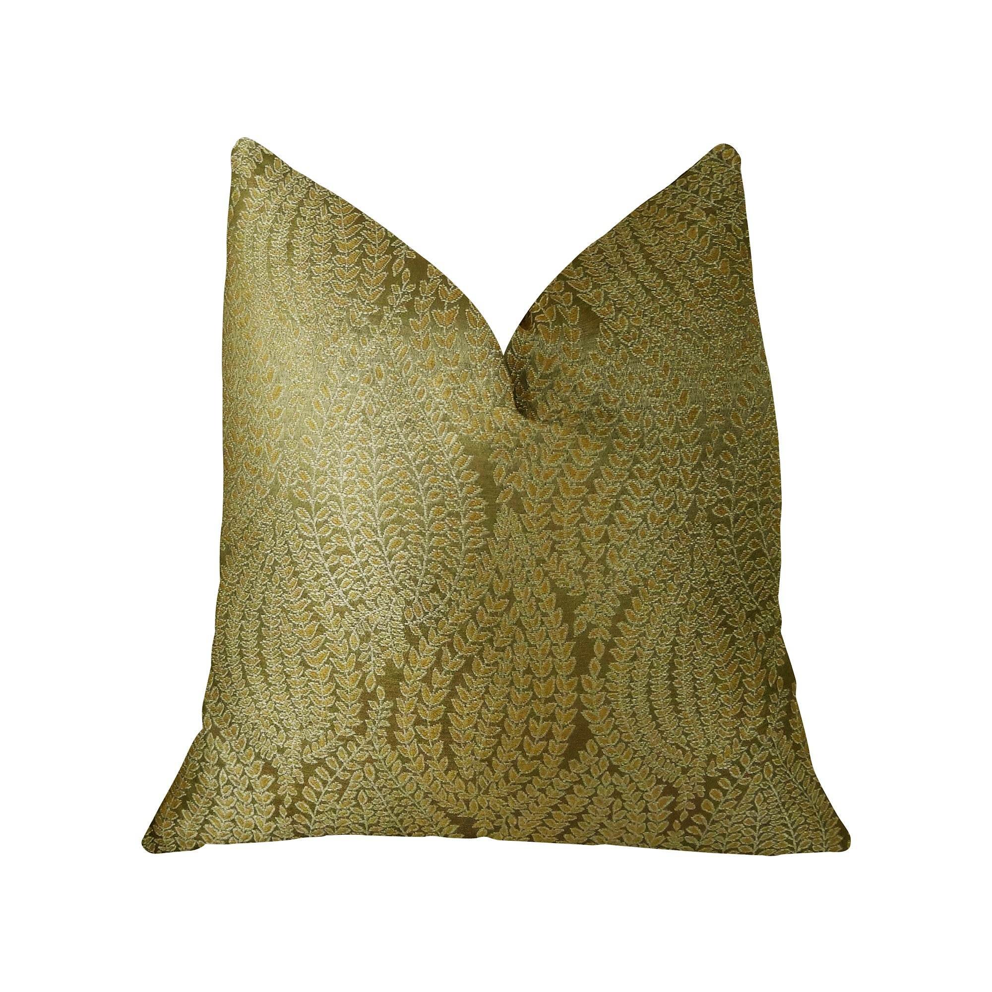 Golden Vineyard  Gold Handmade Luxury Pillow-0