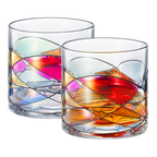 Artisanal Hand Painted Whiskey - 9.6 OZ Glassware-0