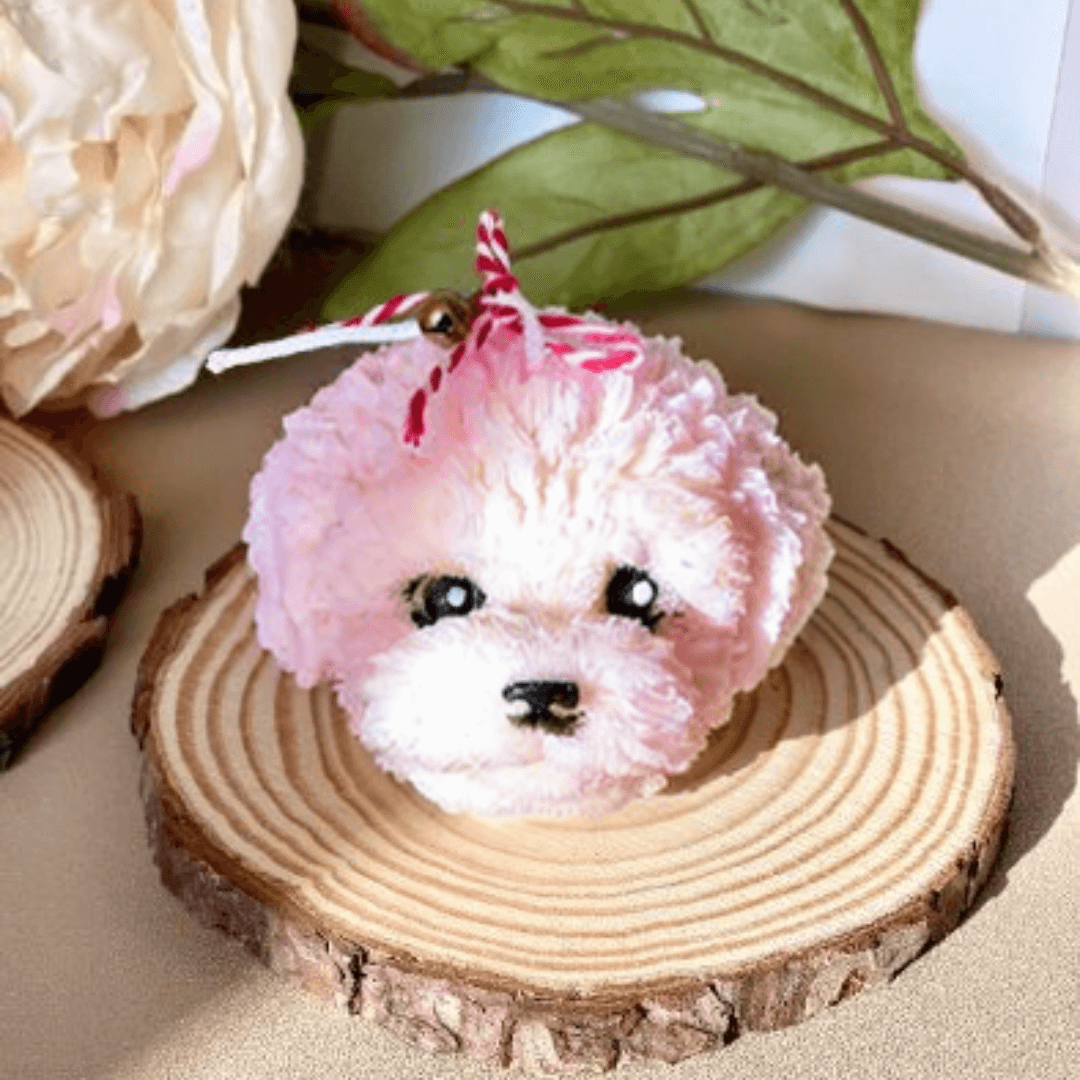 Cute Puppy Head Soy Wax Candle-7