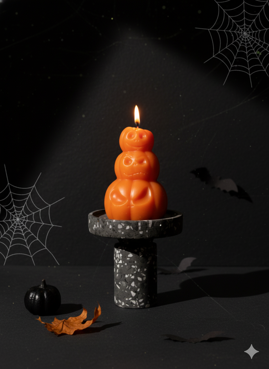Pumpkin Candle | Hand-Poured Fall Soy Wax-3