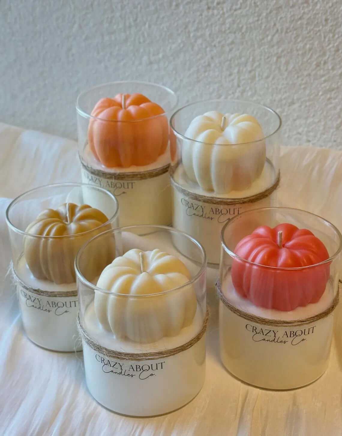 Pumpkin Candle in Glass Jar | Handcrafted Soy Wax-2