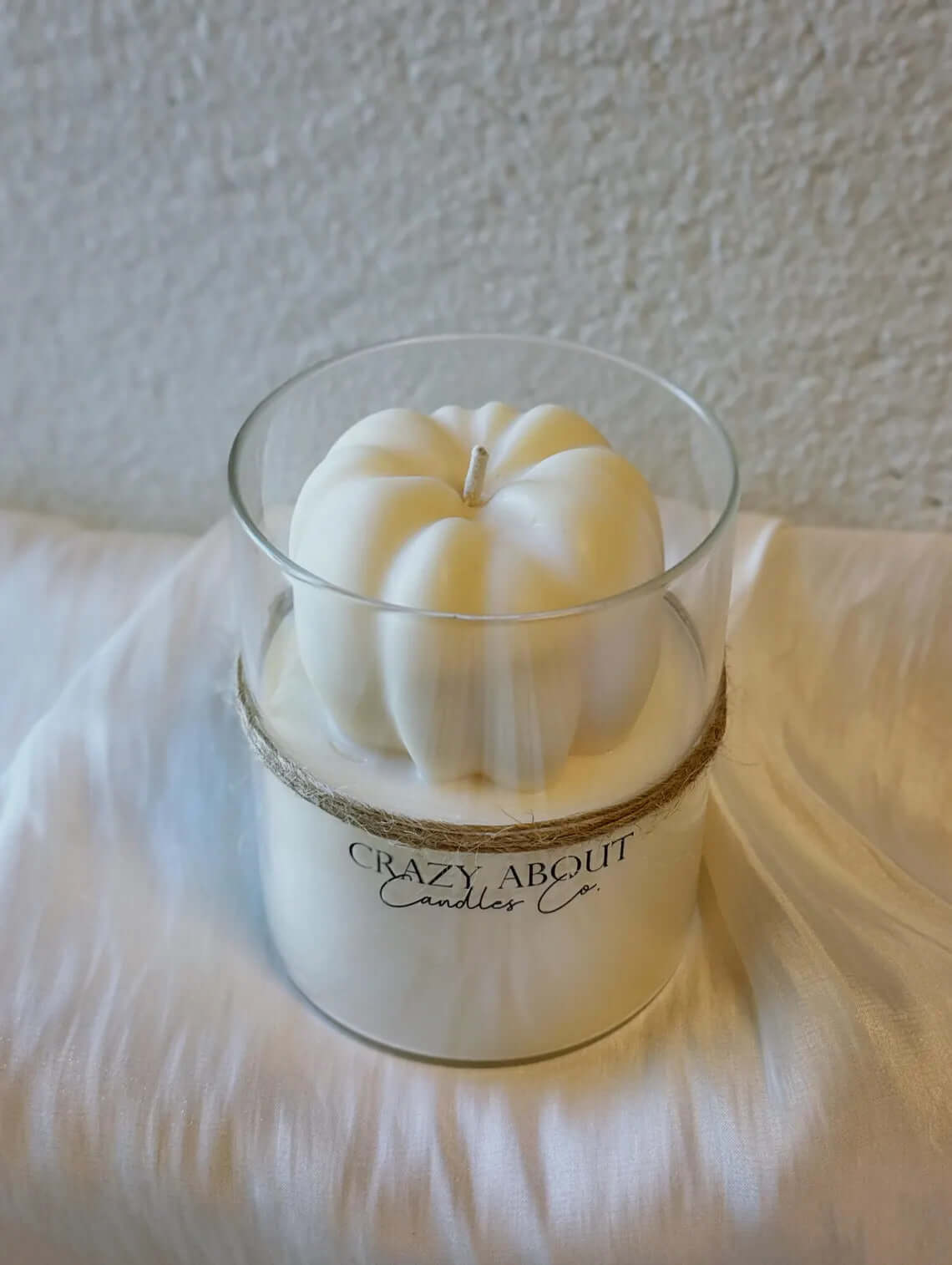 Pumpkin Candle in Glass Jar | Handcrafted Soy Wax-5