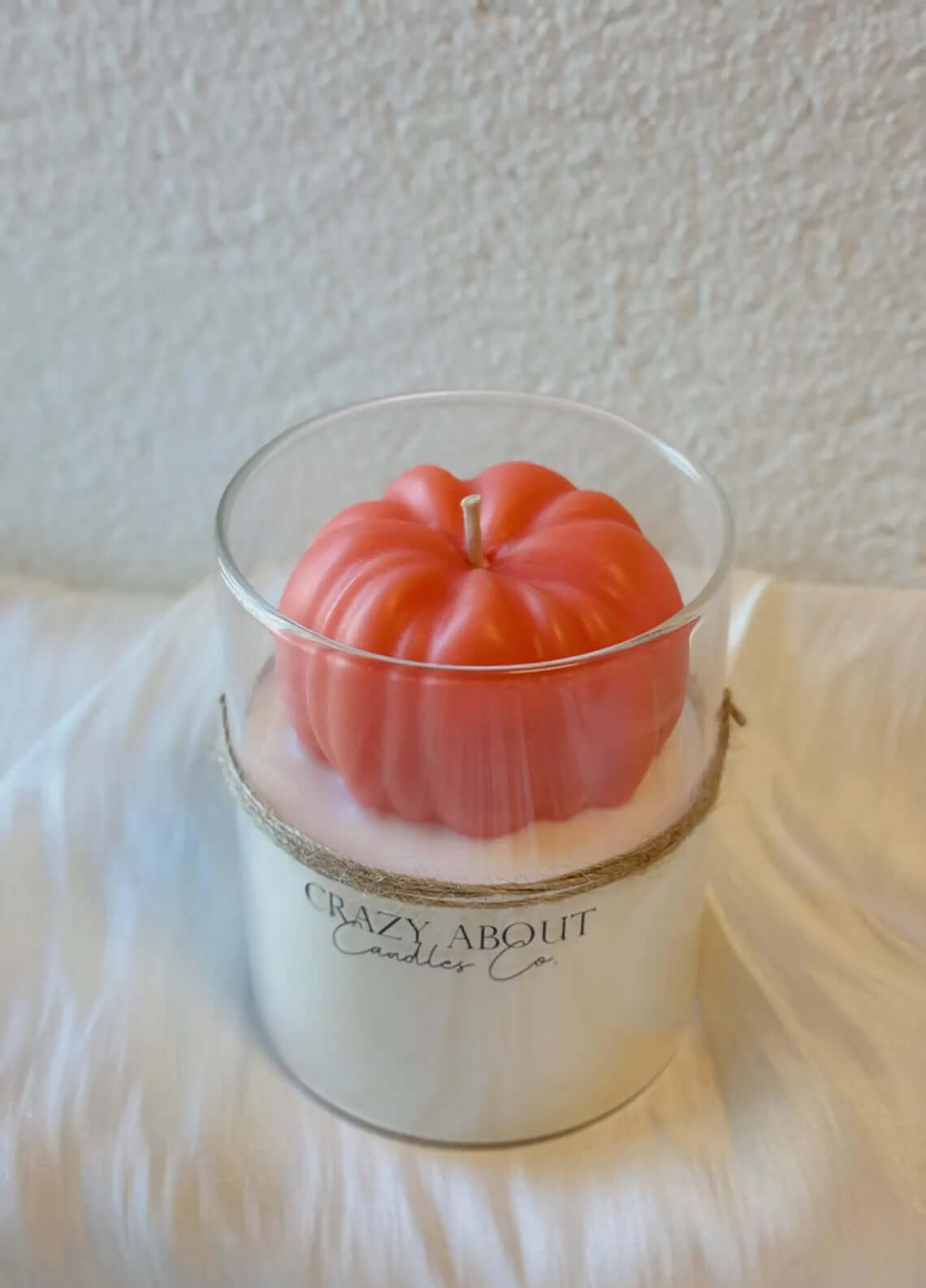 Pumpkin Candle in Glass Jar | Handcrafted Soy Wax-8