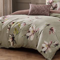 Bebejan Purple Lilies 5 Piece Reversible Comforter Set
