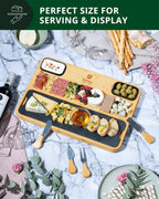 Cheese Board with Slate Plate-4