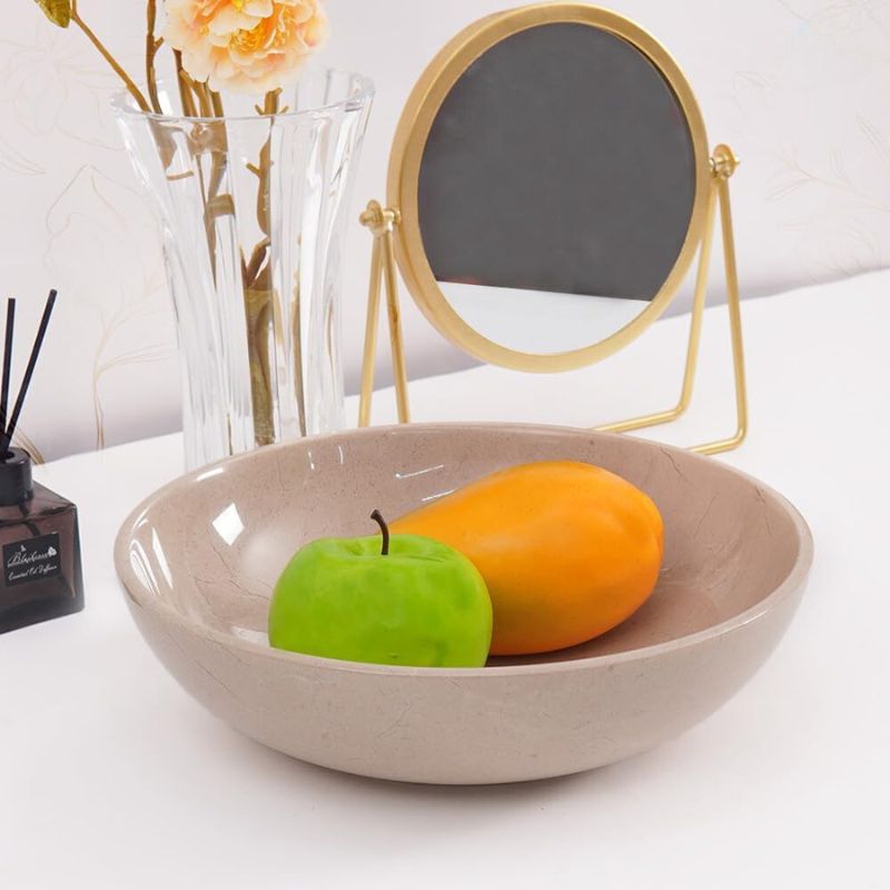Radicaln Marble Fruit Bowl 10' Inches New-8