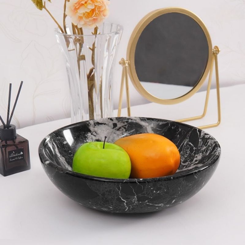 Radicaln Marble Fruit Bowl 10' Inches New-0