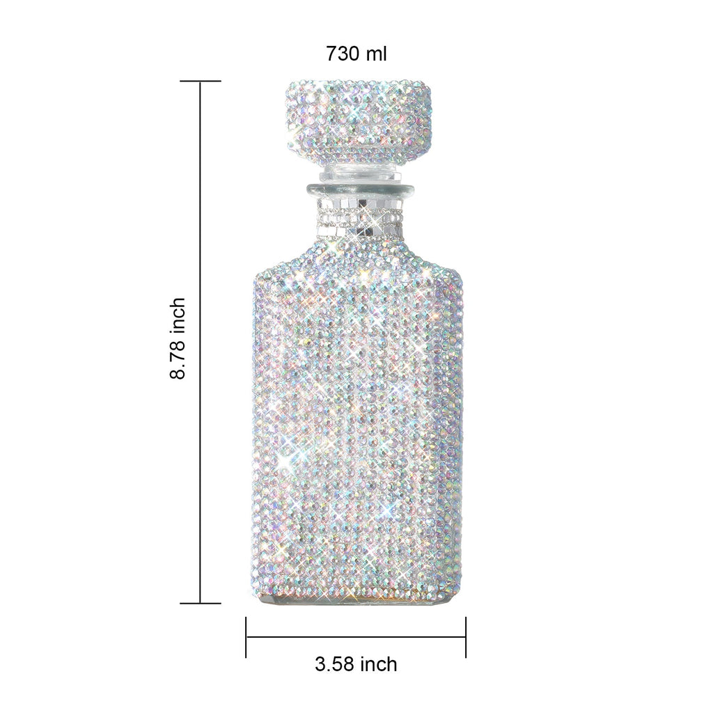 Unique Diamond Rhinestone Decanter | 730 mL | Luxurious Whiskey-3