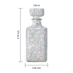 Unique Diamond Rhinestone Decanter | 730 mL | Luxurious Whiskey-3