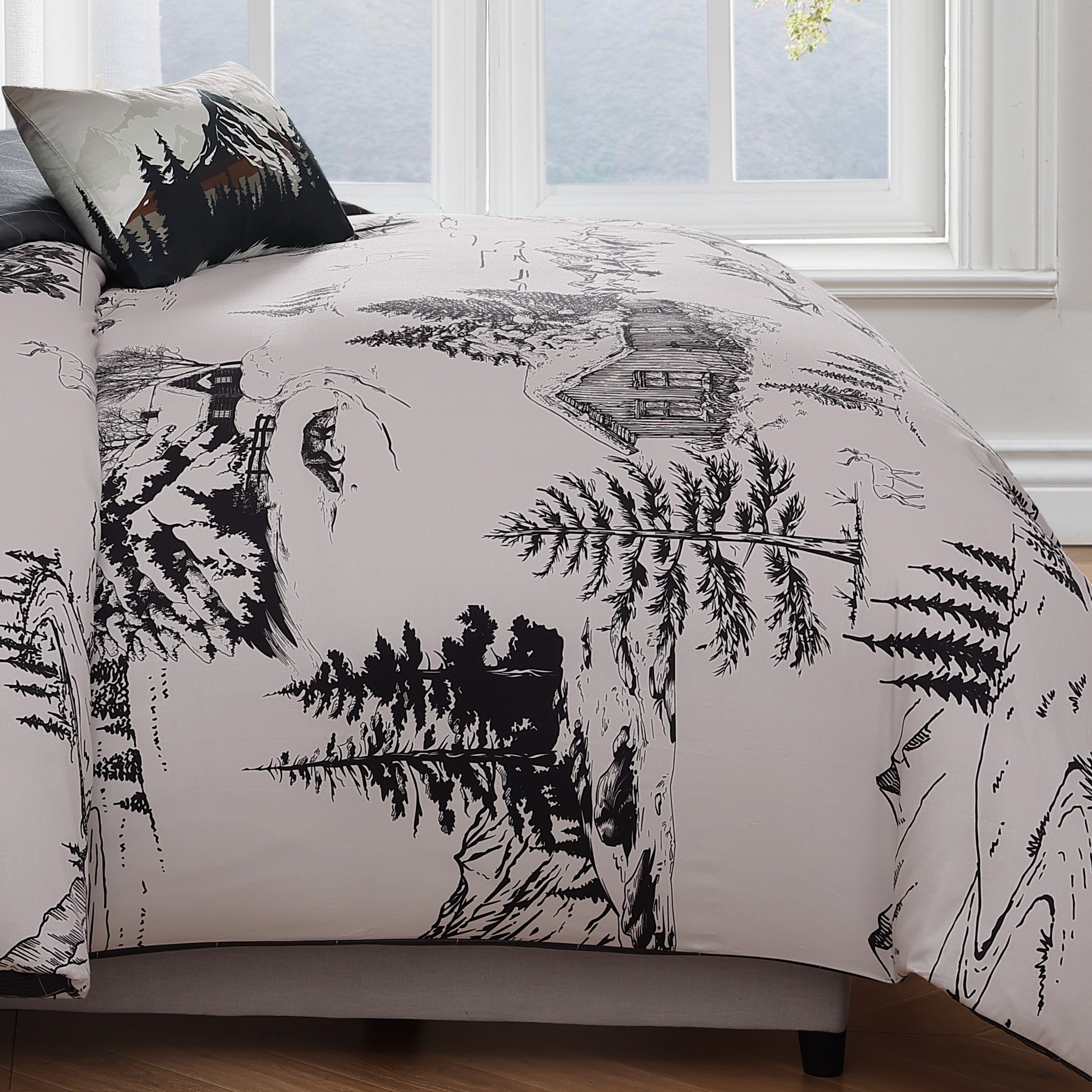 Bebejan Rocky Mountains 5 Piece Reversible Comforter Set