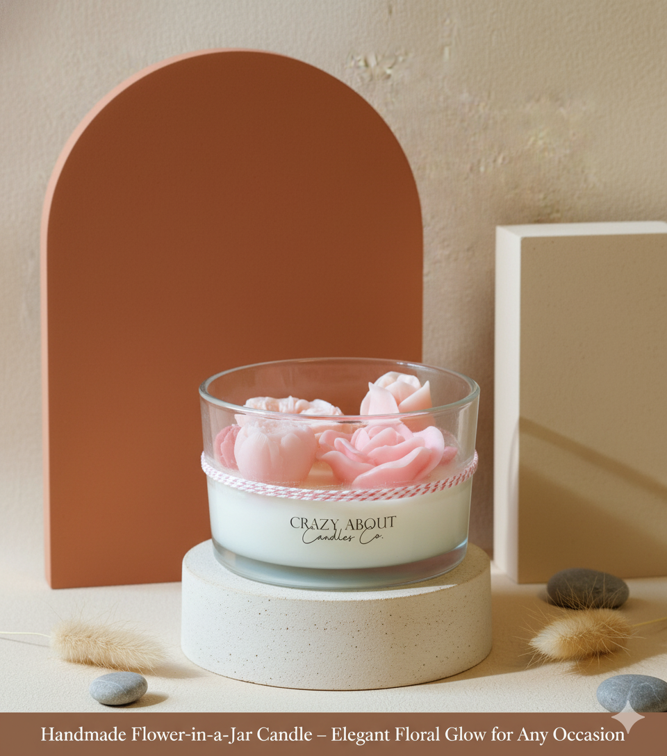 Large Rose Container Candle | Romance Captured-0