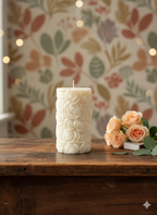 Botanical Rose Candle-3