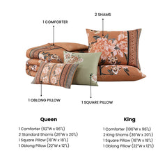 Bebejan Rossana 5 Piece Reversible Comforter Set