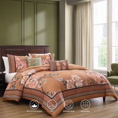Bebejan Rossana 5 Piece Reversible Comforter Set