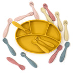 Set of 3 Silicone Learning Spoons