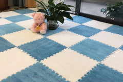 20 Pieces Set Modular Velvet Play Mat