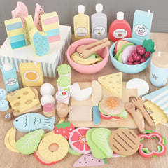 Wooden Pretend Play Food