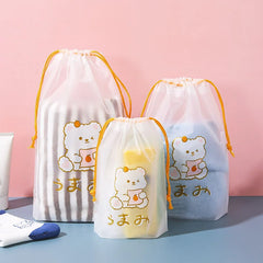 Transparent Organizer Bag Cartoon