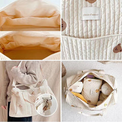 Diaper Bag with Shoulder Strap and Pockets