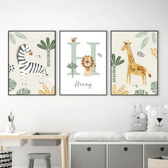 Decorative Picture "Jungle Animals"