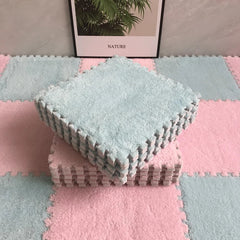 20 Pieces Set Modular Velvet Play Mat