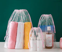 Transparent Organizer Bag Cartoon