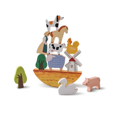 Montessori Wooden Toy Stacking&Threading