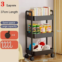 Storage Organizer with wheels For Children
