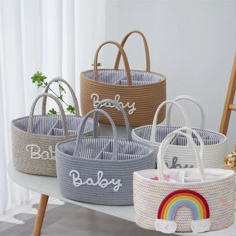 Cotton Rope Diaper Bag