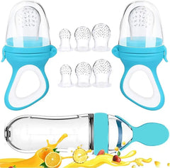 Set of 11 pcs silicone weaning accessories