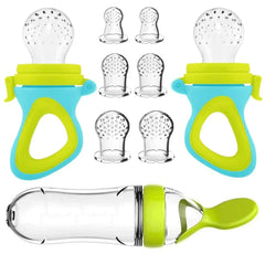 Set of 11 pcs silicone weaning accessories