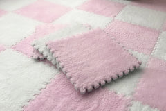 20 Pieces Set Modular Velvet Play Mat