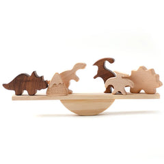 Montessori Wooden Toy Stacking&Threading