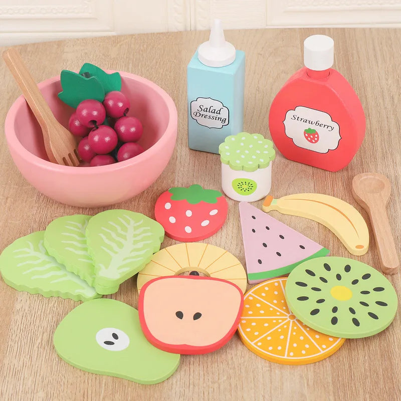 Wooden Pretend Play Food