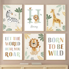 Decorative Picture "Jungle Animals"