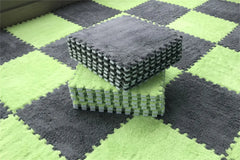 20 Pieces Set Modular Velvet Play Mat