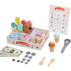 Montessori Wooden Ice Cream shop Playset