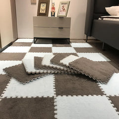 20 Pieces Set Modular Velvet Play Mat