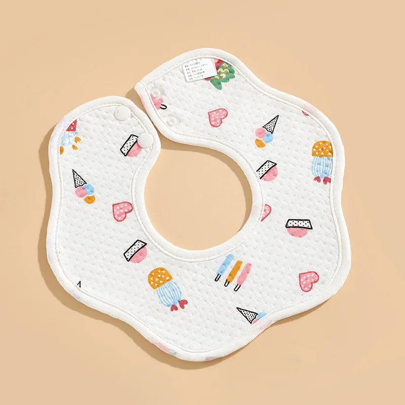 Cotton Waterproof Bib for newborns