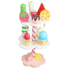 Montessori Wooden Ice Cream shop Playset